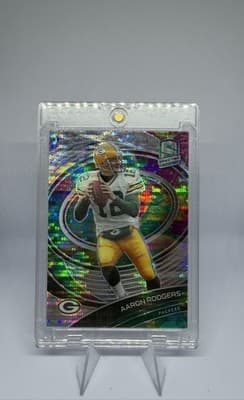 2021 Panini Spectra Celestial Prizm Aaron Rodgers #122 Packers /99