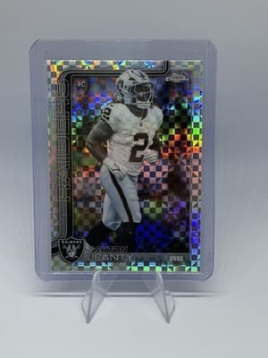 Topps Chrome 2025 Ashton Jeanty X-Fractor #322
