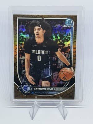 Topps Bowman Chrome University Anthony Black Orlando Magic BCV-96 Chrome