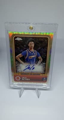 2024 Topps Chrome McDonald's Autograph Rookie Jalil Bethea Refractor /75