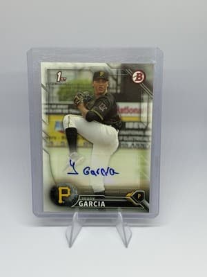 Topps 2016 Bowman (1st) Yeudy Garcia Pittsburgh Pirates ‼️Autograph‼️ PA-YG