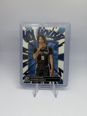 Panini 2024-25 Donruss Optic MY HOUSE Stephon Castle Spurs Rookie Insert #16