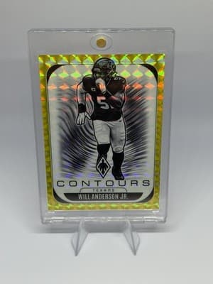 Panini 2025 Phoenix Will Anderson Jr. Texans Contours Yellow Pyramids /149