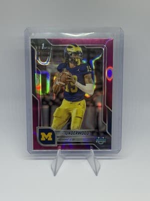 2025 Bowman University Chrome Bryce Underwood Pink Lava Refractor (1st) #196
