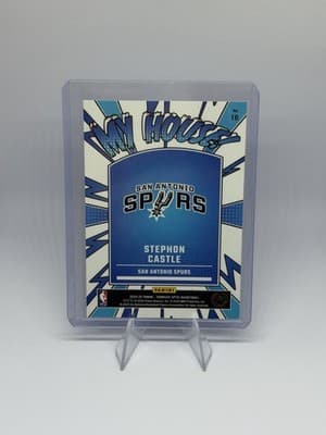 Panini 2024-25 Donruss Optic MY HOUSE Stephon Castle Spurs Rookie Insert #16 - Thumbnail 2