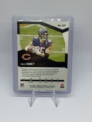 Cole Kmet RC- 2020 Chronicles Donruss Elite #227 Purple /99 - Thumbnail 2