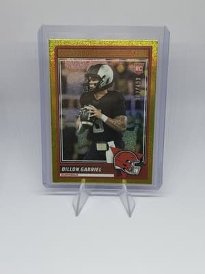 2025 Panini Score Gold Dillon Gabriel Browns Rookie /499 Insert #41