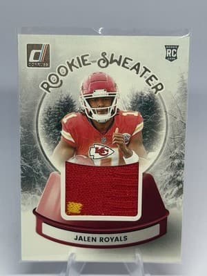 Panini Donruss 2025 Jalen Royals Chiefs Rookie Sweater #SWE-JRS