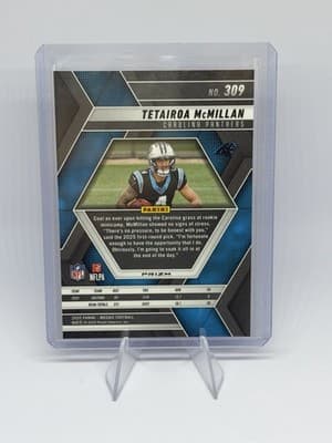 2025 Panini Mosaic Tetairoa McMillan Panthers Rookie Prizm #309 - Thumbnail 2