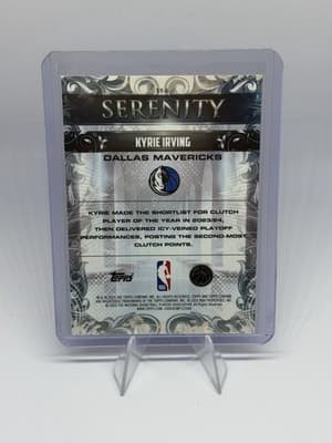 Topps 2025-26 Chrome Serenity Kyrie Irving SY-6 RayWave Refractor - Thumbnail 2