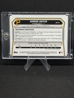 Bowman Chrome 2026 Konnor Griffin Pink Mojo Refractor BCP-92 /199 - Thumbnail 2