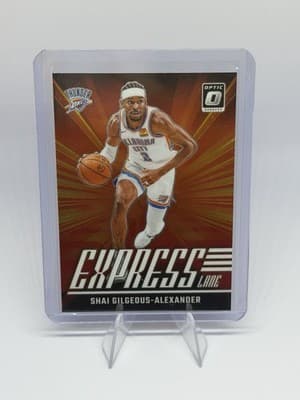 Panini 2024-25 Donruss Optic Shai Gilgeous-Alexander Express Lane #24 Thunder