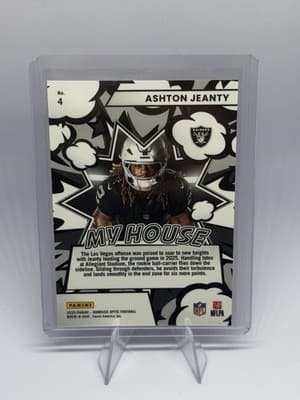 Panini 2025 Donruss Optic My House Ashton Jeanty Rookie Raiders #4 Football - Thumbnail 2