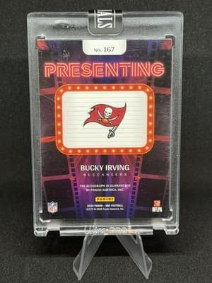 2024 Panini One Bucky Irving Rookie Presenting Auto 🔥19/25🔥 RC,AU On Card Bucs - Thumbnail 2