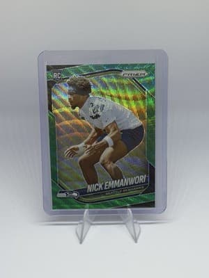 Panini 2025 Prizm Green Prizm Rookie Nick Emmanwori #320 Seahawks