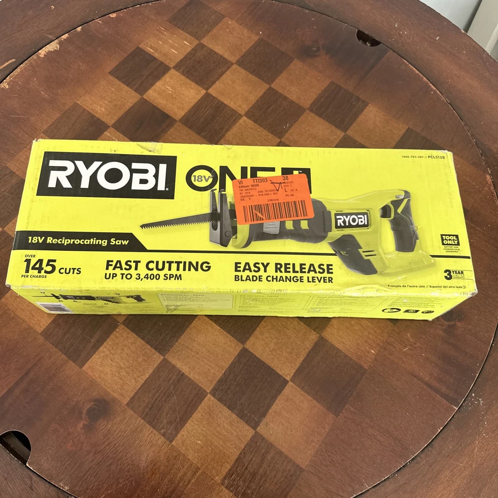 Ryobi 18V ONE+ Reciprocating Saw PCL515B - Thumbnail 5