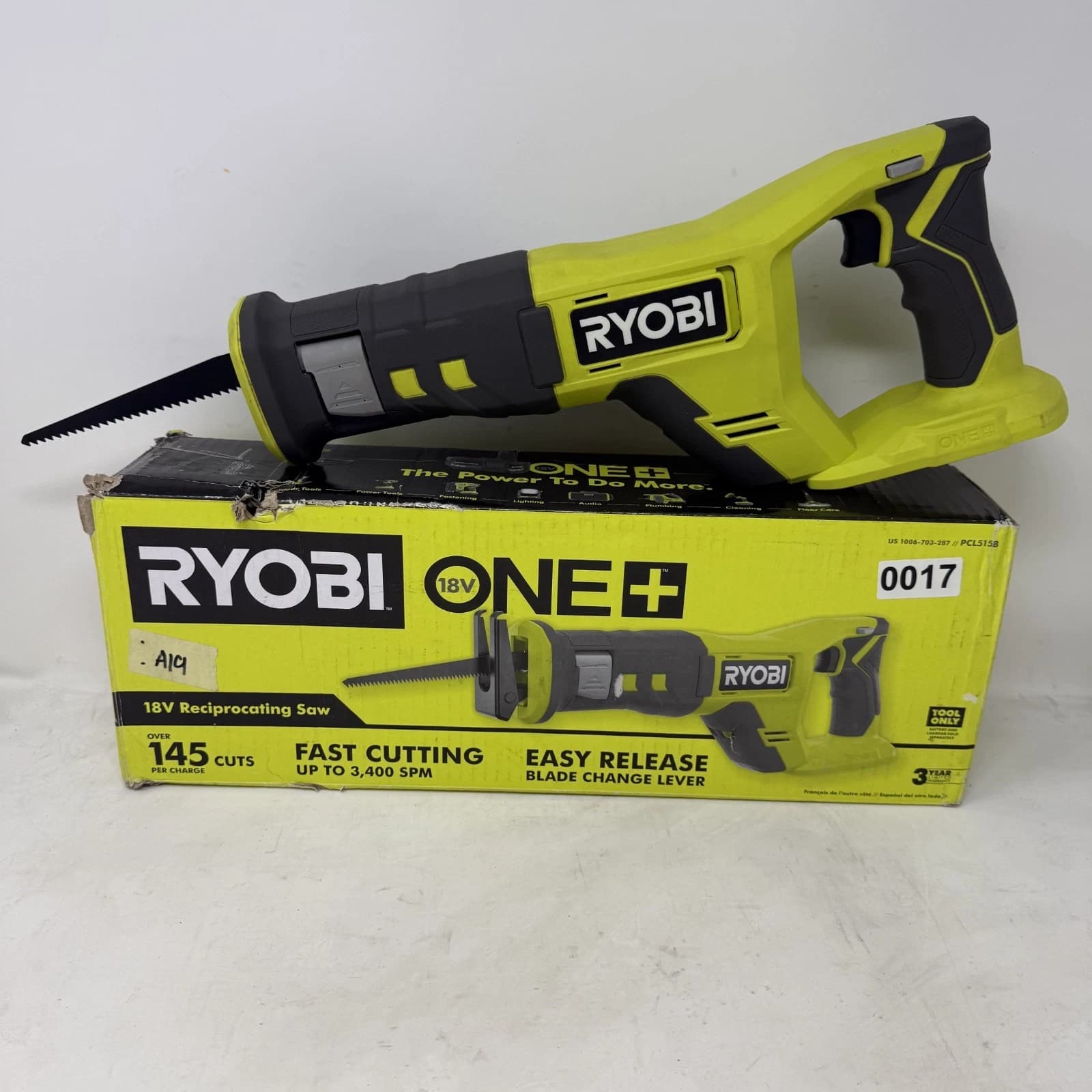 Ryobi 18V ONE+ Reciprocating Saw PCL515B - Thumbnail 6