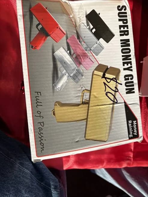 Super Money Gun Cash Shooter Toy - Thumbnail 5