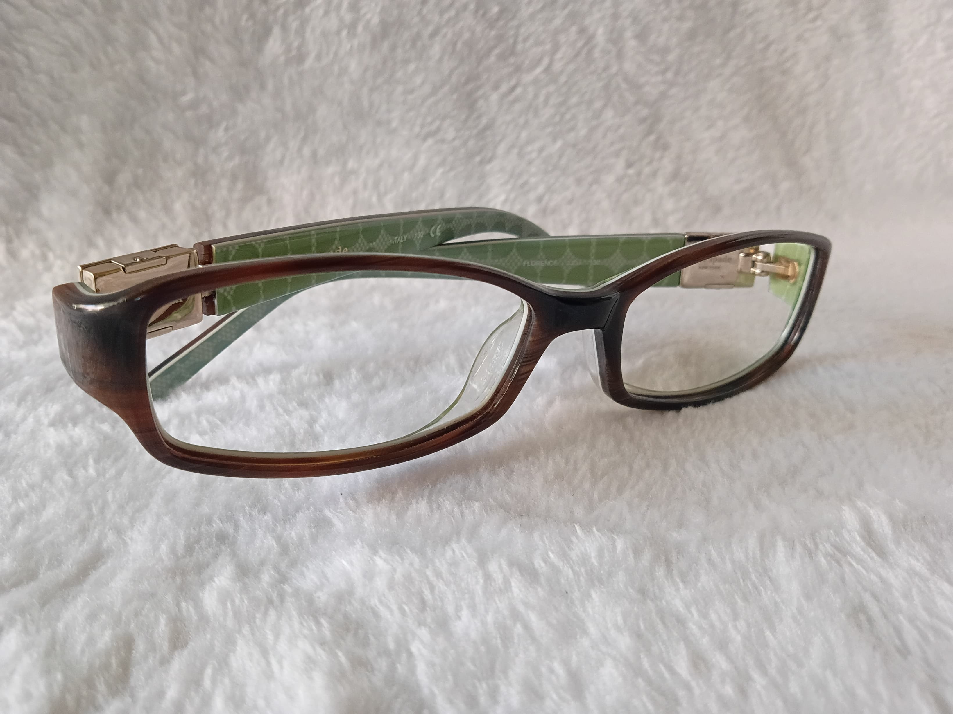 Kate Spade Florence Eyeglasses Brown/Green 130mm