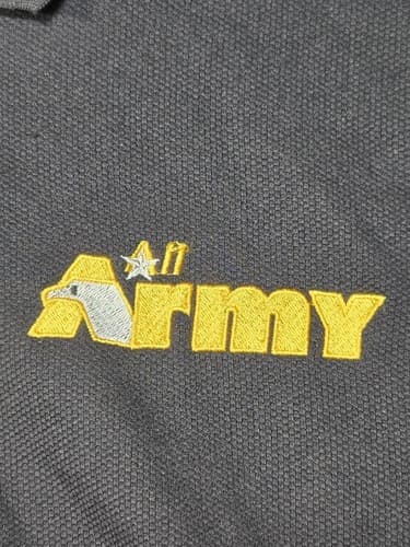 Adidas Army Black Knights Climalite Polo Shirt Black Gold Men's Size 2XL - Thumbnail 5