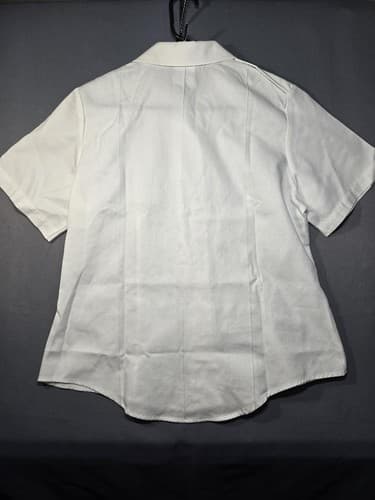 US Military Women's White Short Sleeve Dress Shirt Size 14 Regular #G93g - Thumbnail 5