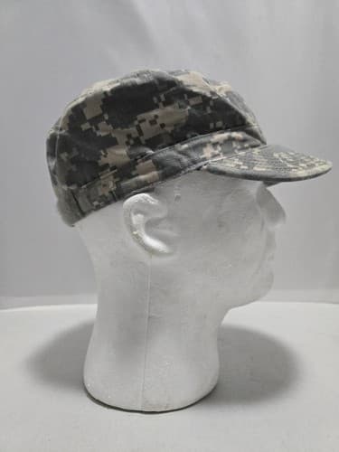 Digital Camouflage ACU Patrol Cap Size: (7) NSN:8415-01-519-9115 #F1f - Thumbnail 2
