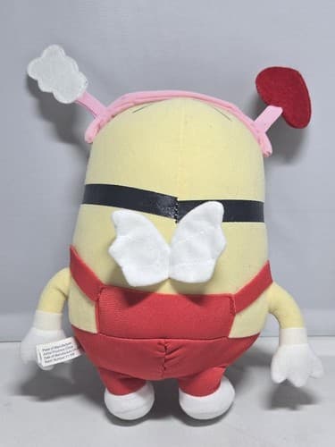 Despicable Me Minion Stuart Valentines Plush Toy Cupid Outfit Illumination #G91g - Thumbnail 3