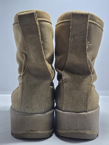 Altama Tan Suede Desert Combat Boots Men's 9.5 W Wide Military Tactical #G114g - Thumbnail 5