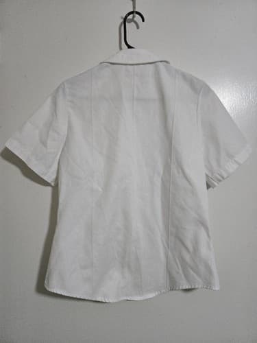 DSCP women’s US Shirt White Short Sleeve Size: (10/R) NSN:8510-01-556-0070 #E71e - Thumbnail 2
