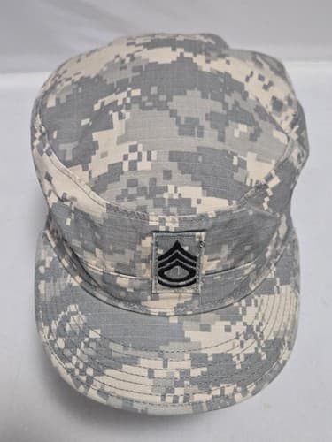 Digital Camouflage ACU Patrol Cap Size: (7) NSN:8415-01-519-9115 #F1f - Thumbnail 5