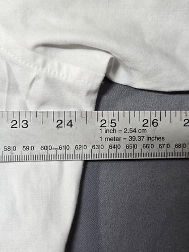 Defense Logistics Agency White Military Dress Shirt Men's Size 17 Collar Regular - Thumbnail 8