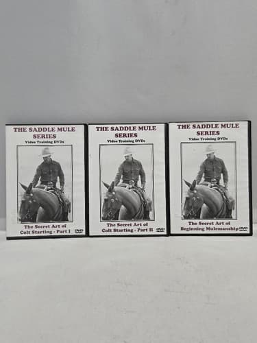 Brad Cameron Saddle Mule Series DVD Lot Vol 4 5 6 Training