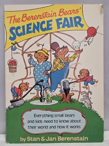 Vintage Berenstain Bears Science Fair Book 1977 Early Reader Children’s