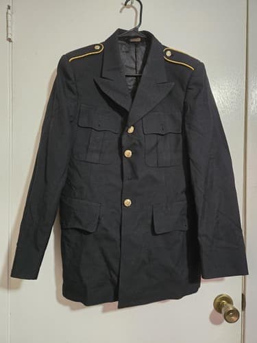 ASU Coat Service Jacket Dress Blue 450 Size: (36/RC) NSN:8405-01-552-2860 #E78e