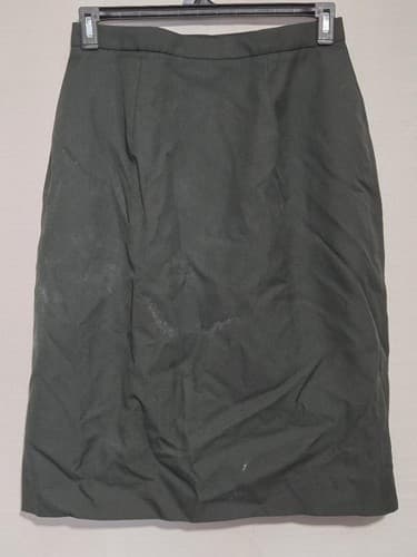 US Army Women's Dress Skirt Green Size 14WT DSCP Military Issue 8410-01-438-0100 - Thumbnail 3
