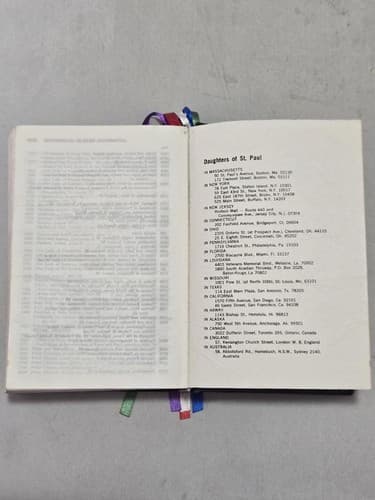 Vintage The Vatican II Weekday Missal Catholic Liturgy Book Black Hardcover - Thumbnail 10