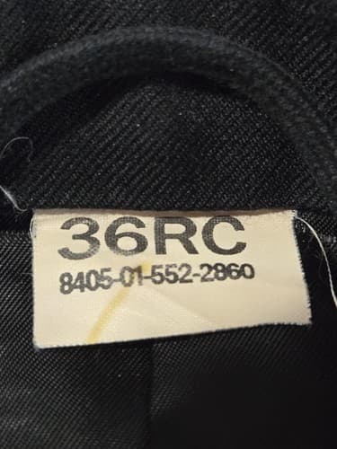 ASU Coat Service Jacket Dress Blue 450 Size: (36/RC) NSN:8405-01-552-2860 #E78e - Thumbnail 7