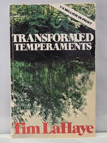 Transformed Temperaments Tim LaHaye 1981 Christian Psychology Paperback