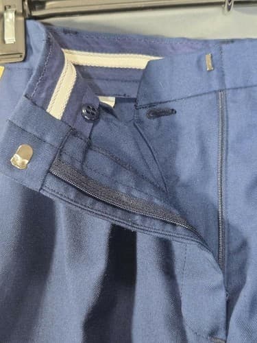 US Army Issue Womens ASU Blue Service Dress Uniform Slacks Pants Sz 16 WT - Thumbnail 2