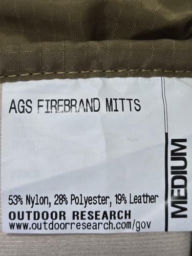 Outdoor Research Firebrand TF Mitts GORE-TEX Extreme Cold Weather Large #O60oA - Thumbnail 3