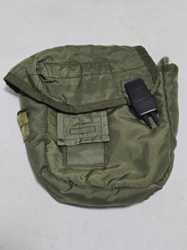 2 Quart Canteen Cover Pouch Insulated OD Green NSN:8465-00-927-7485 #F4f