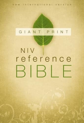 NIV Holy Bible Reference Giant Print Hardcover Red Letter Highlighted Study Copy