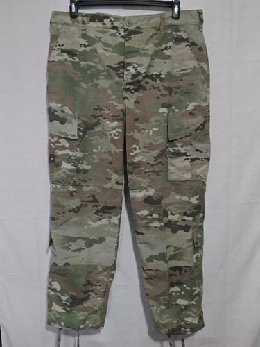 US Army OCP Scorpion W2 Combat Trousers Large Short 8415-01-623-4547 #Q28q - Thumbnail 2