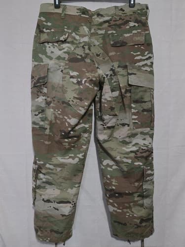 US Army OCP Scorpion W2 Combat Trousers Large Short 8415-01-623-4547 #Q28q - Thumbnail 3