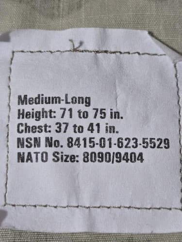 OCP Multicam Jacket Medium Long NSN: 8415-01-623-5529 #D54d - Thumbnail 7