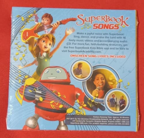 Superbook Songs CD DVD Onscreen Lyrics 45 Minutes Run Time 2017 - Thumbnail 2
