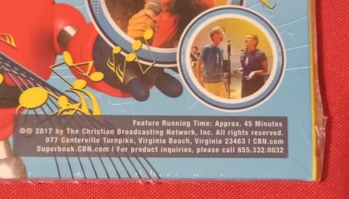 Superbook Songs CD DVD Onscreen Lyrics 45 Minutes Run Time 2017 - Thumbnail 3