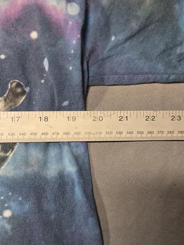 Space Cats Galaxy Graphic T-Shirt Men's Size XL Black Short Sleeve Pizza Tacos - Thumbnail 5