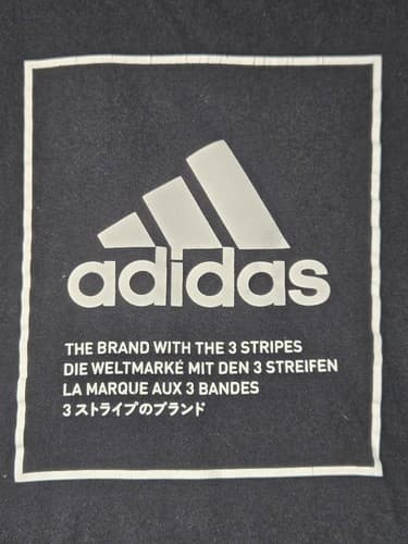 Adidas Men's Gray Heather Short Sleeve Trefoil Graphic T-Shirt Size XL #S116s - Thumbnail 2