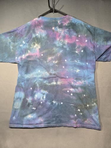Space Cats Galaxy Graphic T-Shirt Men's Size XL Black Short Sleeve Pizza Tacos - Thumbnail 3